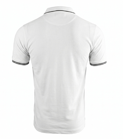 Koszulka polo Pretorian Line PS 3D black - biała
