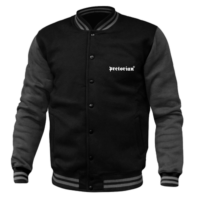 Sweat jacket baseball Logo - black/graphite