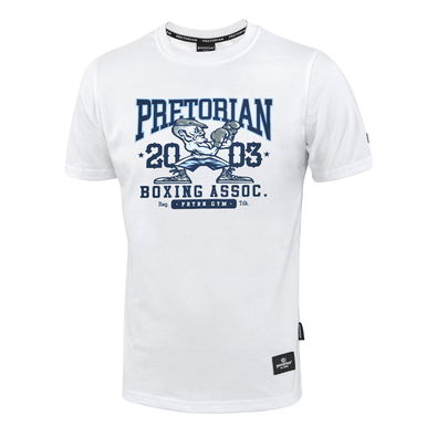T-shirt Pretorian "Boxing Assoc." - white