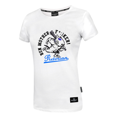  Women's T-shirt Pretorian Run motherf*:)ker! - White