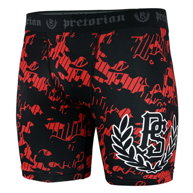 Vale Tudo Shorts Pretorian Red Camo