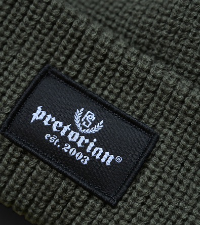 Czapka zimowa Pretorian "Ribbed Est.2003" - khaki