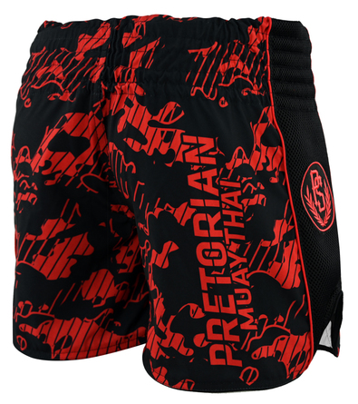 Spodenki Muay Thai Pretorian Red Camo