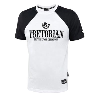 T-shirt Pretorian Death Before Dishonour - white