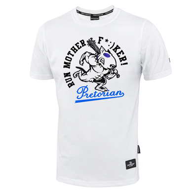 T-shirt Pretorian Run motherf*:)ker! - white