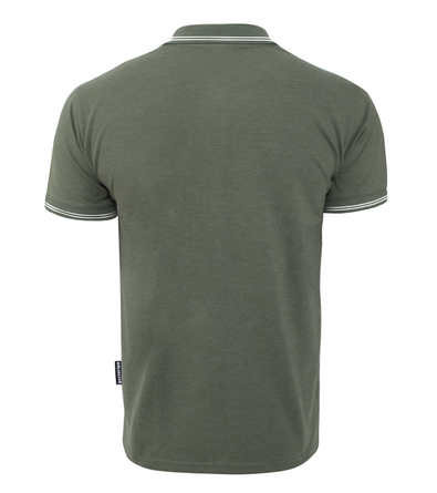 Koszulka polo Pretorian "PS" wstawki - khaki