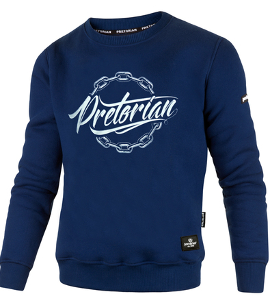 Sweatshirt Pretorian No Mercy - navy blue