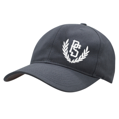 Czapka z daszkiem Pretorian "PS 3D White" - stalowy