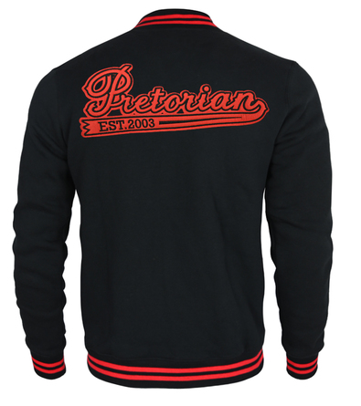 Sweat jacket baseball Est. 2003 - black/red