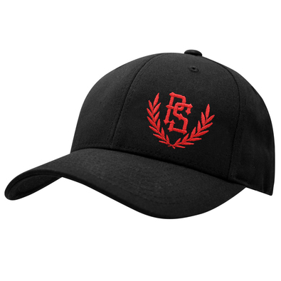 Czapka z daszkiem Pretorian PS Red - czarna