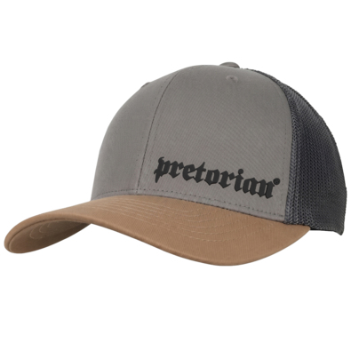Czapka z daszkiem Pretorian Logo 3D Black - trucker