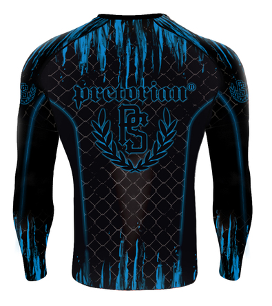 Rashguard longsleeve Pretorian Blue Splash