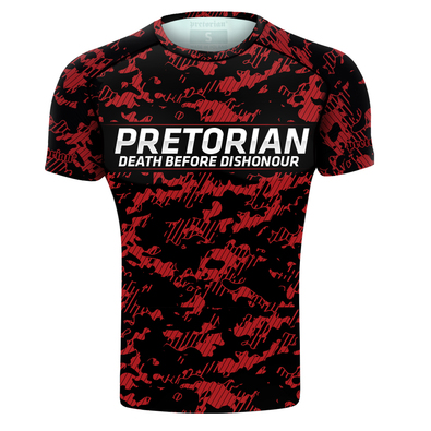 Rashguard short sleeve Pretorian Red Camo