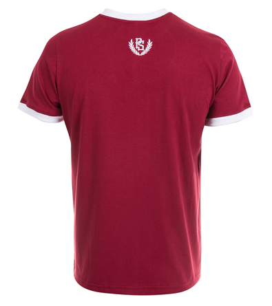 T-shirt Pretorian Small Logo - burgundy