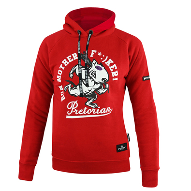  Women's Hoodie Pretorian Run motherf*:)ker! - red