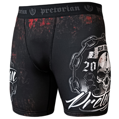 Vale Tudo Shorts Pretorian No Mercy black