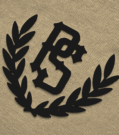 Koszulka Pretorian Ringer "PS" 3D - piaskowa