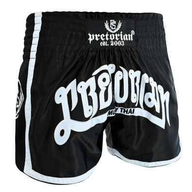 Muay Thai Shorts Pretorian "Elite" - black/white