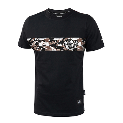 T-shirt Pretorian Camo Strap - black