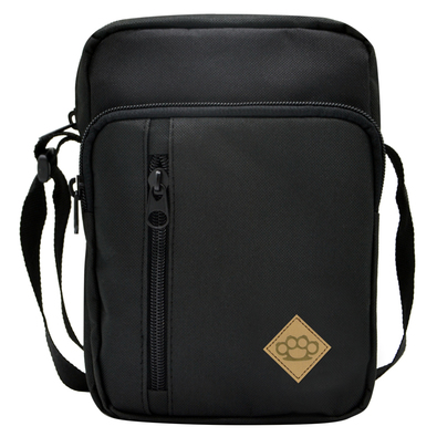 Shoulder bag Pretorian Public Enemy - Brown - black
