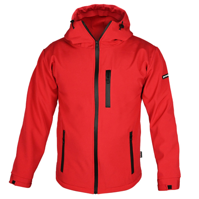 Kurtka softshell Pretorian No Logo - czerwona