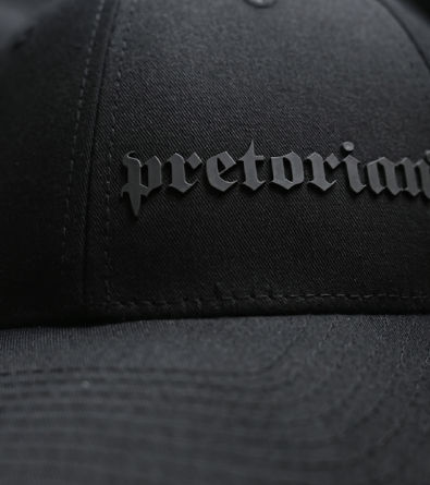 Czapka z daszkiem Pretorian "Logo 3D Black" - czarna