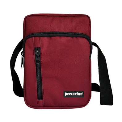 Shoulder bag Pretorian Logo - maroon