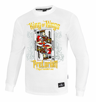 Longsleeve koszulka Pretorian King of Kings - biała