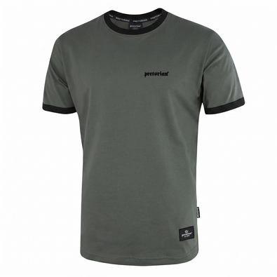 Koszulka Pretorian Ringer Logo 3D - khaki