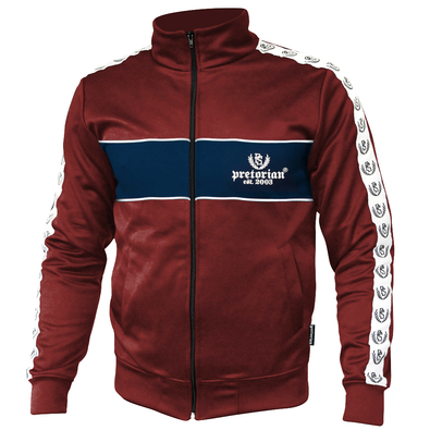 Polyester sweatshirt Pretorian Est. 2003 - burgund