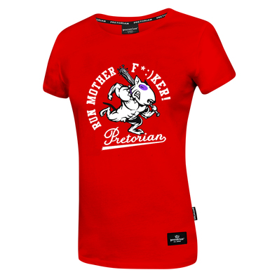  Women's T-shirt Pretorian Run motherf*:)ker! - Red
