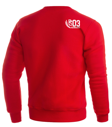 Sweatshirt Pretorian Side - red