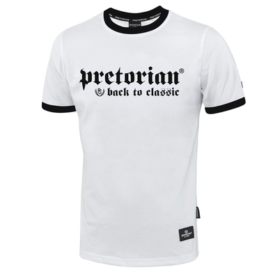 Koszulka Pretorian Ringer "Back to classic" - biała