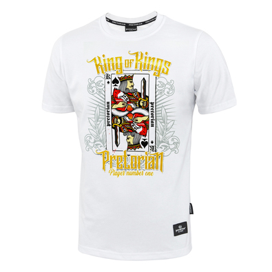 T-shirt Pretorian King of Kings - white