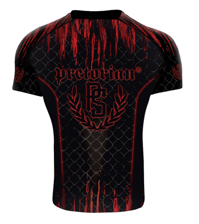 Rashguard short sleeve Pretorian Red Splash