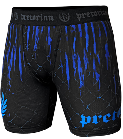 Vale Tudo Shorts Pretorian Blue Splash black