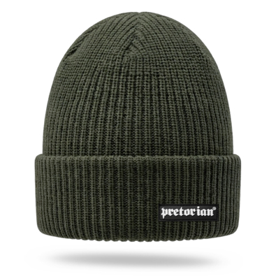 Pretorian Ribbed Logo 3D Winter Hat - khaki