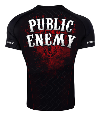 Rashguard short sleeve Pretorian Public Enemy