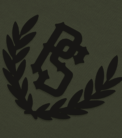 Koszulka Pretorian Ringer "PS" 3D - oliwkowa