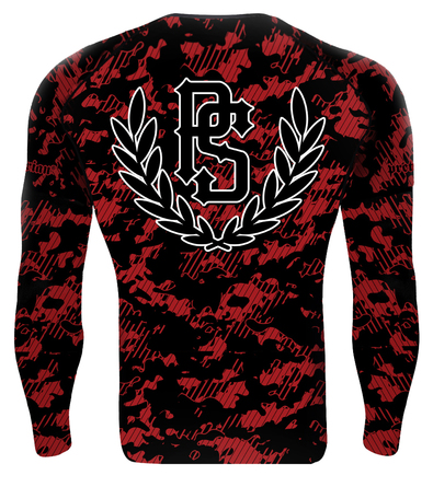 Rashguard longsleeve Pretorian Red Camo