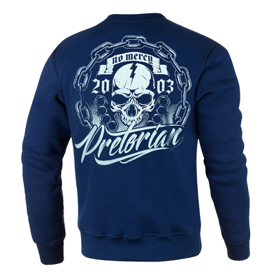 Sweatshirt Pretorian No Mercy - navy blue