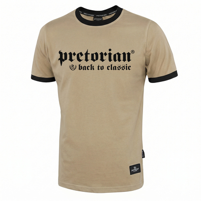 Koszulka Pretorian Ringer Back to classic - piaskowa