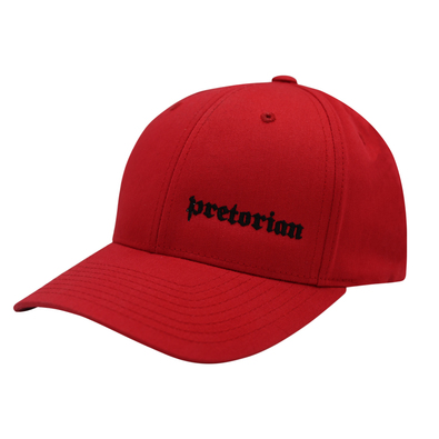 Czapka z daszkiem Pretorian Logo Black - czerwona