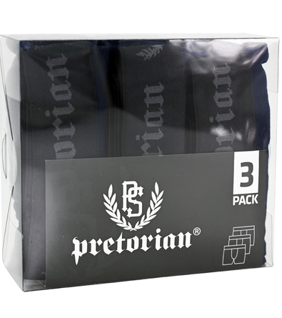 Underwear shorts Pretorian 3-pack - navy blue