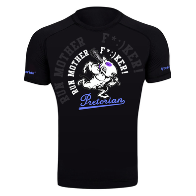 Rashguard short sleeve Pretorian Run motherf*:)ker!