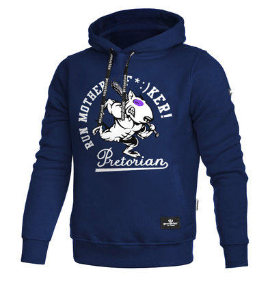 Hoodie Pretorian Run motherf*:)ker! - navy blue