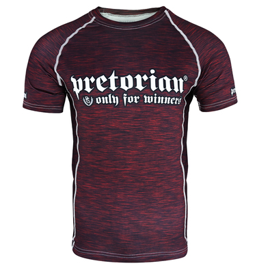 Rashguard short sleeve Pretorian Only for Winners Burgundy