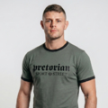 Koszulka Pretorian Ringer "Sport & Street" - khaki