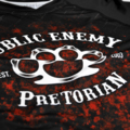 Rashguard short sleeve Pretorian "Public Enemy"