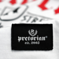 T-shirt Pretorian "Strength" - white/red